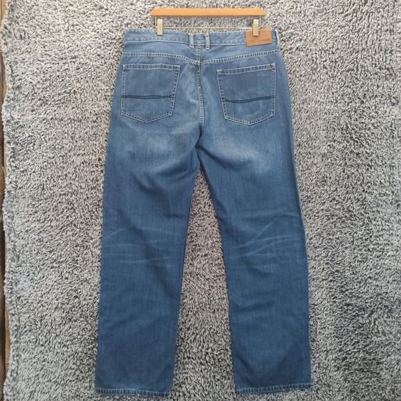 Tommy Bahama Jeans Men 38/32 Blue Straight Leg High Rise Mid Wash Denim - Picture 8 of 10